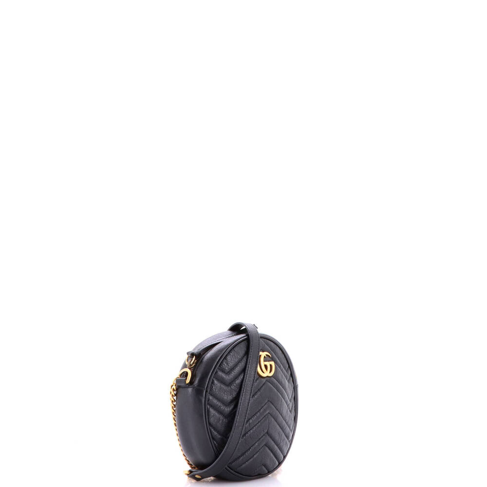 Gucci Mini GG Marmont Round Shoulder Bag - Picture 2 of 7